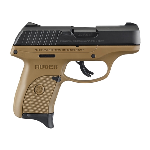 Pistolet Ruger EC9s kal. 9x19mm Black/FDE